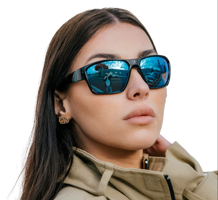 Prescription Sports Sunglasses Black Blue